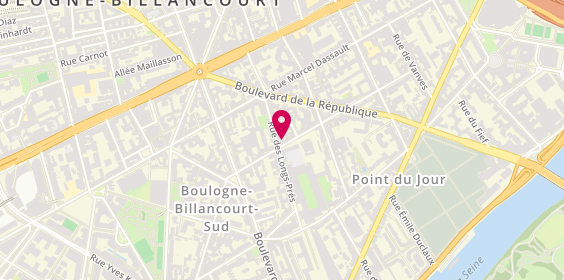 Plan de Kiwamiya, 82 Rue du Dôme, 92100 Boulogne-Billancourt
