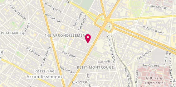 Plan de EI Shin Sushi, 3 Rue Ernest Cresson, 75014 Paris