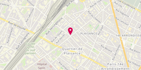 Plan de Wako, 92 Rue Raymond Losserand, 75014 Paris