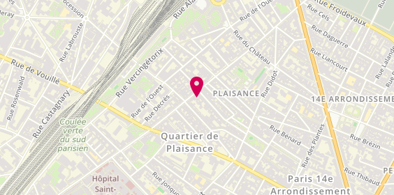 Plan de Shiawase, 97 Rue Raymond Losserand, 75014 Paris