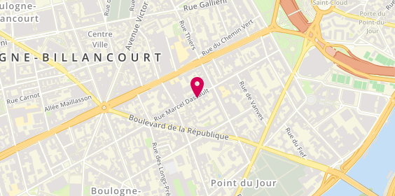 Plan de Chikayo, 83 Rue Marcel Dassault, 92100 Boulogne-Billancourt