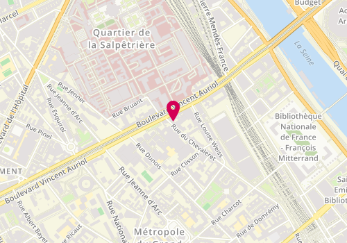Plan de Sushi Koo, 146 Rue du Chevaleret, 75013 Paris