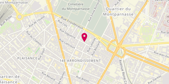 Plan de Ginza, 50 Rue Daguerre, 75014 Paris