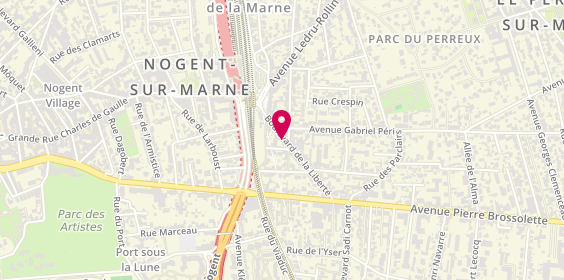 Plan de Sushi Siki, 20 Boulevard de la Liberté, 94170 Le Perreux-sur-Marne