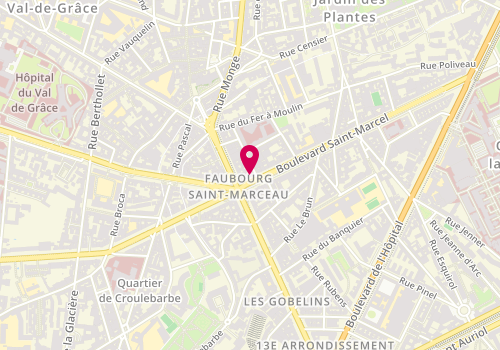 Plan de Sushi Gobelins, 90 Boulevard Saint-Marcel, 75005 Paris
