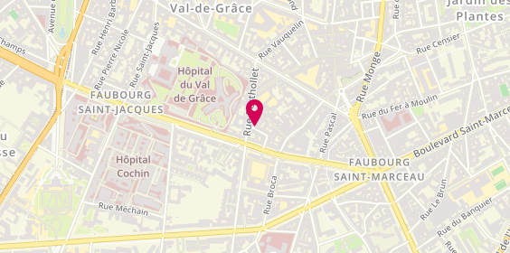 Plan de Jean Sushi, 16 Rue Flatters, 75005 Paris