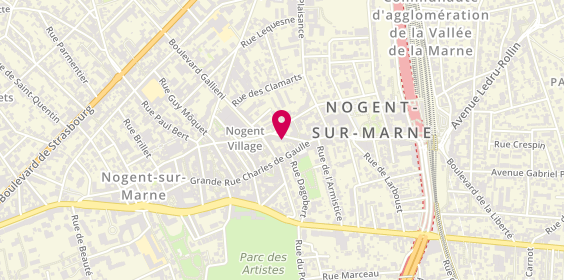Plan de Planet Sushi, 13 Rue Eugène Galbrun, 94130 Nogent-sur-Marne