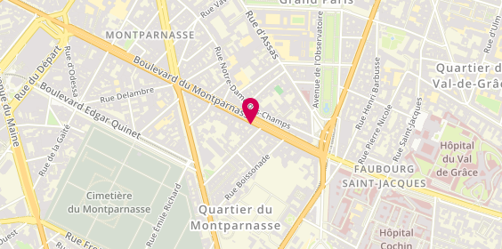 Plan de Yamato, 144 Bis Boulevard du Montparnasse, 75014 Paris