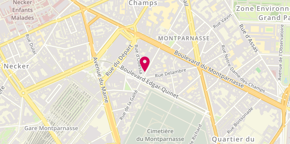 Plan de Yakitori, 64 Rue du Montparnasse, 75014 Paris