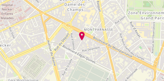 Plan de Toritcho, 47 Rue du Montparnasse, 75014 Paris