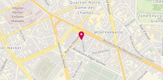 Plan de Madama, 6 Rue d'Odessa, 75014 Paris