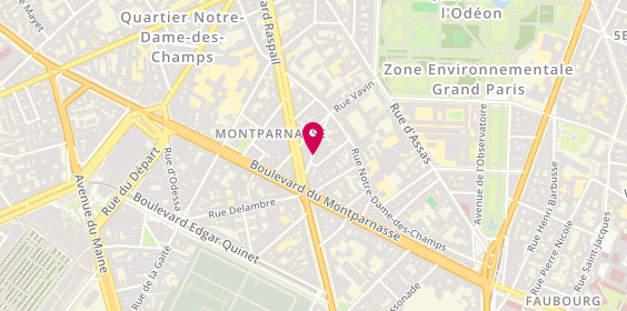 Plan de Kanpai, 19 Rue Bréa, 75006 Paris