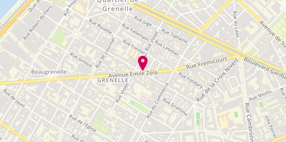 Plan de Matuya Sushi, 133 Avenue Emile Zola, 75015 Paris
