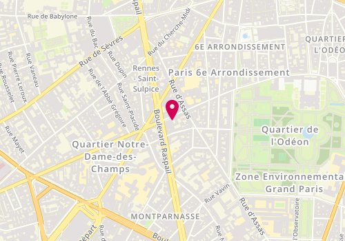 Plan de Sushi Lounge, 53 Rue de Vaugirard, 75006 Paris