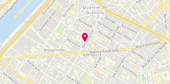 Plan de Kyo, 44 Rue de Lourmel, 75015 Paris
