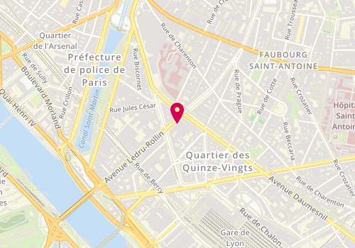 Plan de Yooki Sushi, 54 avenue Ledru Rollin, 75012 Paris