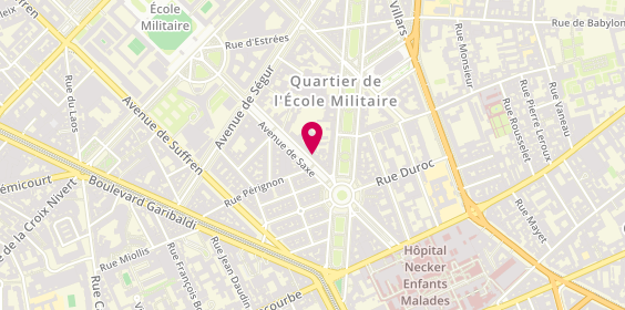 Plan de Sushi Eiffel, 35 avenue de Saxe, 75007 Paris