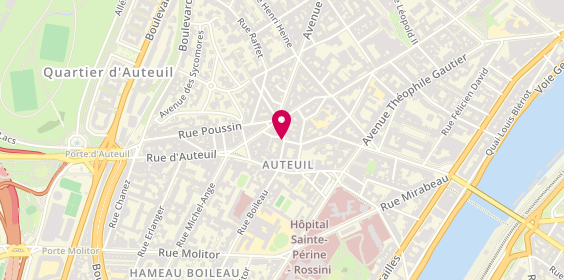 Plan de Sakura Auteuil, 11 Bis Rue Pierre Guérin, 75016 Paris