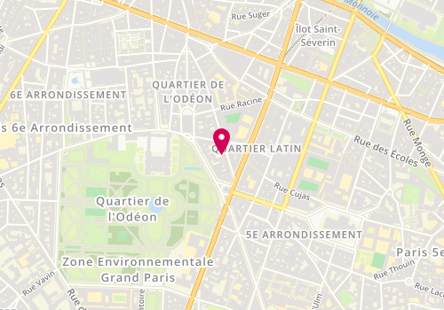 Plan de Sushi Yaki, 50 Rue Monsieur le Prince, 75006 Paris