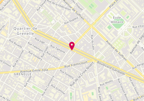 Plan de Sushi Shop, 130 Boulevard de Grenelle, 75015 Paris