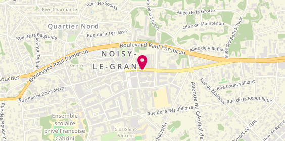 Plan de Izu, 8 avenue Emile Cossonneau, 93160 Noisy-le-Grand