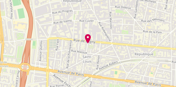 Plan de Authentic Bento, 18 avenue Georges Clemenceau, 94300 Vincennes