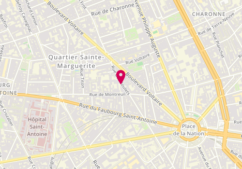 Plan de Sugoï, 27 Rue des Boulets, 75011 Paris