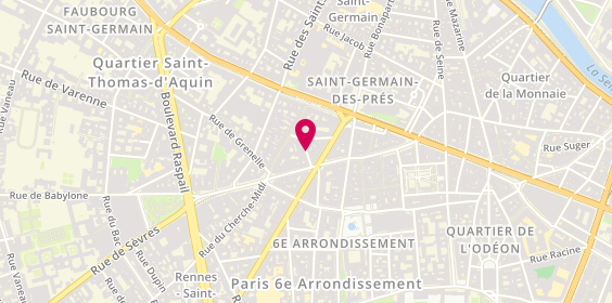 Plan de Blueberry, 6 Rue du Sabot, 75006 Paris