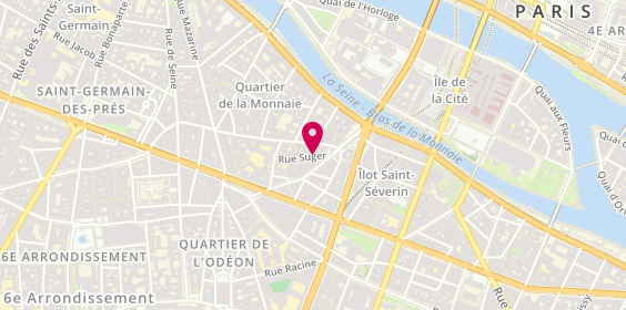Plan de Shu, 8 Rue Suger, 75006 Paris