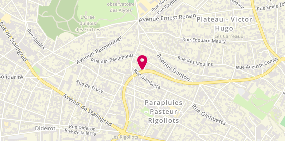 Plan de Jozu Sushi, 87 avenue de la République, 94120 Fontenay-sous-Bois