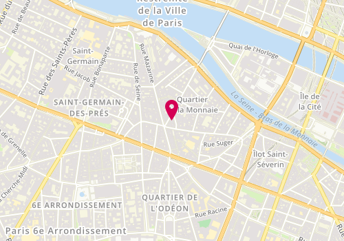 Plan de Xin Gainian, 55 Rue Dauphine, 75006 Paris