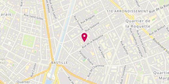 Plan de Ippudo Bastille, 41 Rue de la Roquette, 75011 Paris