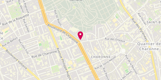 Plan de Restaurant Saporo, 152 Boulevard Charonne, 75020 Paris