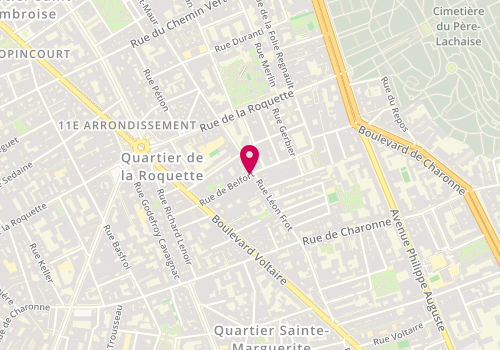 Plan de Rapid Poke et Sushi, 24 Rue de Belfort, 75011 Paris