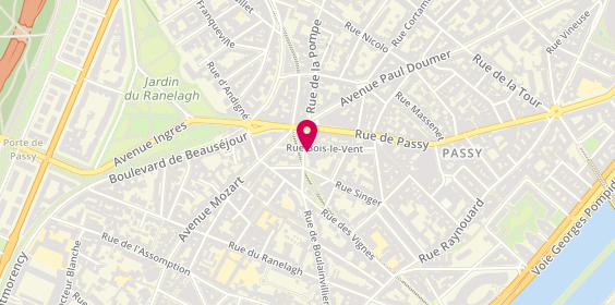 Plan de Kura, 56 Rue de Boulainvilliers, 75016 Paris