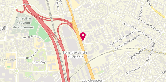 Plan de Dauphin Bleu, 152 avenue du Maréchal de Lattre de Tassigny, 94120 Fontenay-sous-Bois
