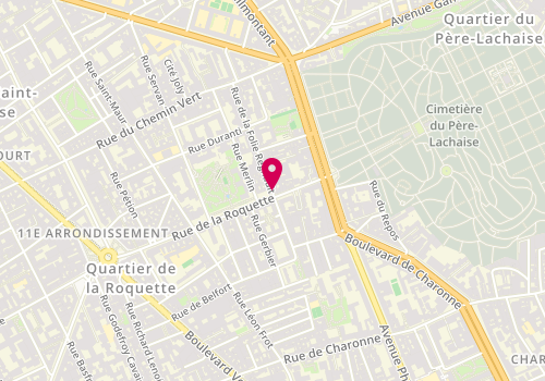 Plan de Sakura, 50 Rue de la Folie-Regnault, 75011 Paris