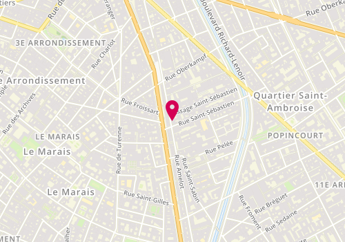 Plan de Sushi Room, 82 Rue Amelot, 75011 Paris