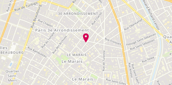 Plan de Soma, 13 Rue de Saintonge, 75003 Paris