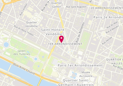 Plan de Sanukiya, 9 Rue d'Argenteuil, 75001 Paris