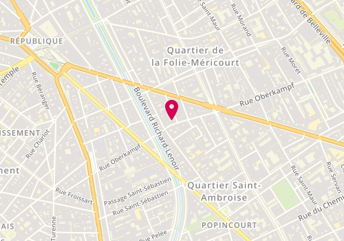 Plan de Suguru ramen, 49 Rue Oberkampf, 75011 Paris