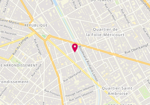 Plan de Kushikatsu Bon, 24 Rue Jean-Pierre Timbaud, 75011 Paris