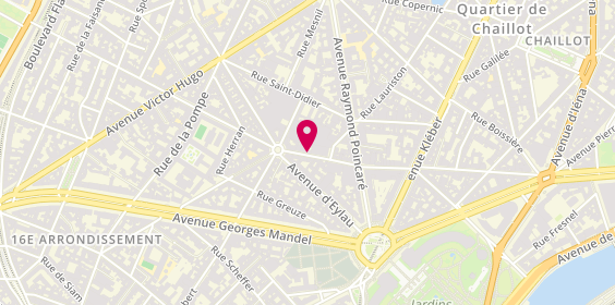 Plan de Poke Sushi & Co, 78 Rue de Longchamp, 75116 Paris