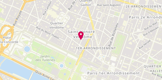 Plan de Ebis, 19 Rue Saint-Roch, 75001 Paris