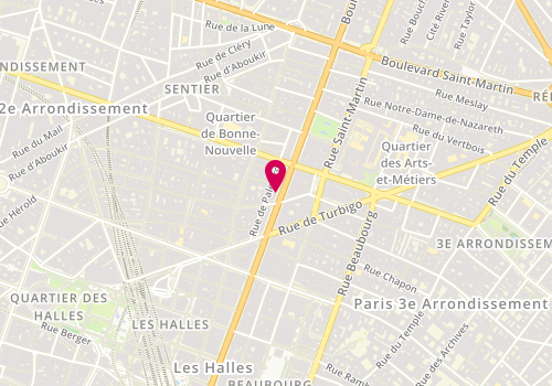 Plan de Sushi Wasabi, 93 boulevard de Sebastopol, 75002 Paris
