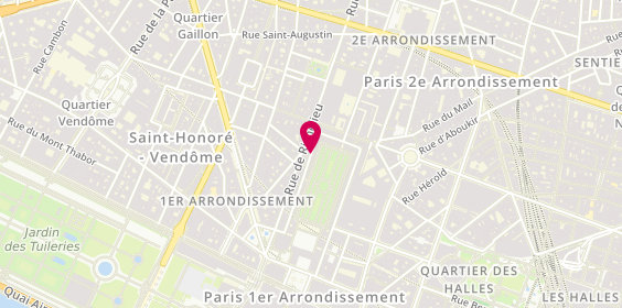 Plan de Enya, 37 Rue de Montpensier, 75001 Paris