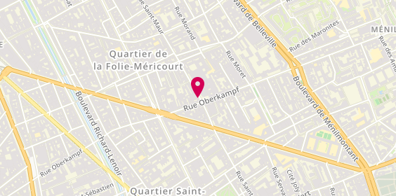 Plan de Taira, 109 Rue Saint-Maur, 75011 Paris