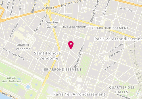 Plan de Higuma, 32 Bis Rue Sainte-Anne, 75001 Paris