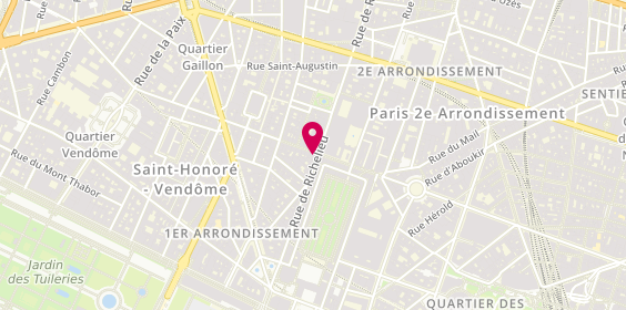 Plan de Omusubi Gonbei, 27 Rue des Petits Champs, 75001 Paris