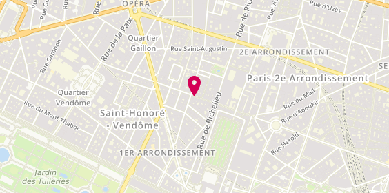 Plan de Sushi Gan, 41 Rue des Petits Champs, 75001 Paris